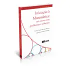 Mockup do livro Iniciação à Matemática de Krerley Oliveira e Adán Corcho, 3ª edição SBM, exemplar físico visto em perspectiva
