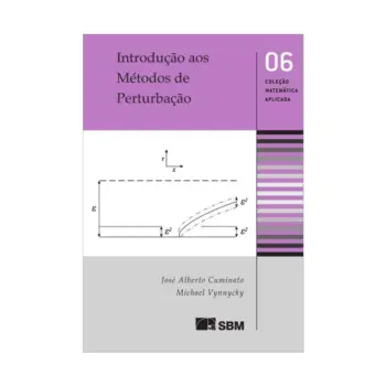 Capa do livro Introdução aos Métodos de Perturbação, de José Alberto Cuminato e Michael Vynnycky, 1ª edição, publicada pela SBM
