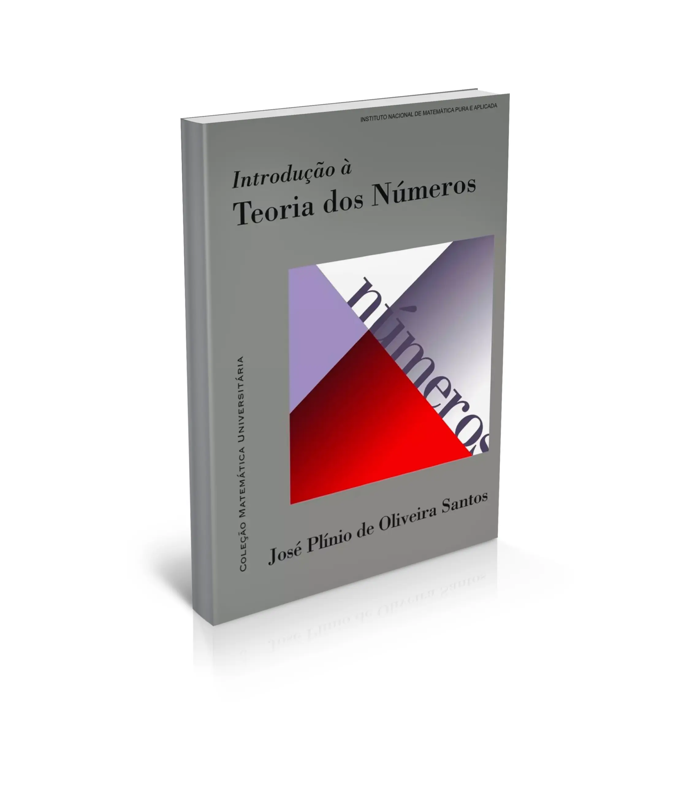 Mockup da capa do livro Introdução à Teoria dos Números, de José Plínio de Oliveira Santos, em destaque em página de produto de site WordPress.